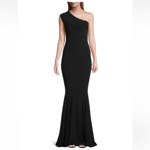 Norma Kamali One-Shoulder Mermaid Gown